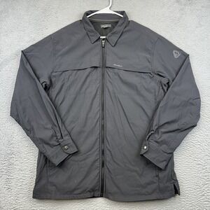 Eddie Bauer‎ Jacket Mens Large Travex Full Zip Nylon Spandex Outdoor Lightweight